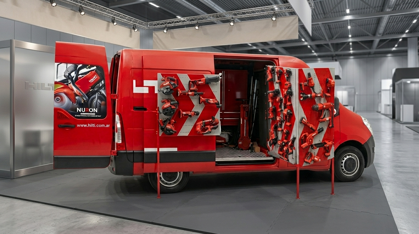 Equipamiento vehicular Hilti - BDK Design
