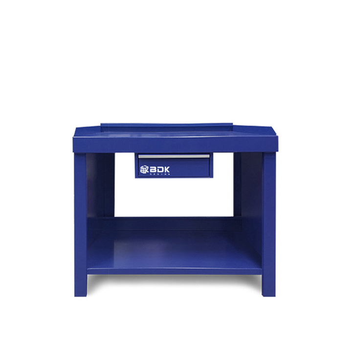 Banco metalico con cajones - BD 110 - Marca BDK Design - Color azul oscuro