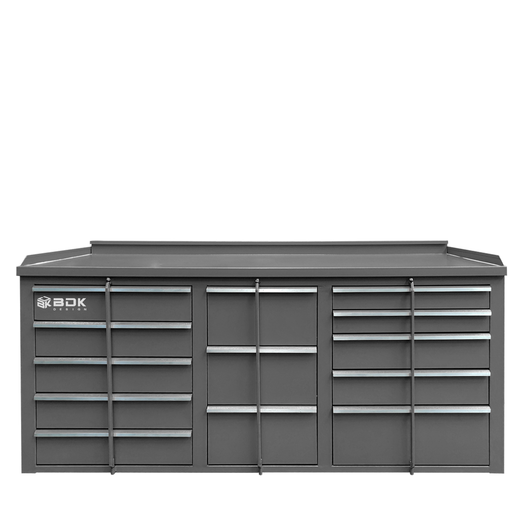 Banco metálico de trabajo con cajones - Modelo BTE 2750 - Marca BDK Design (1)